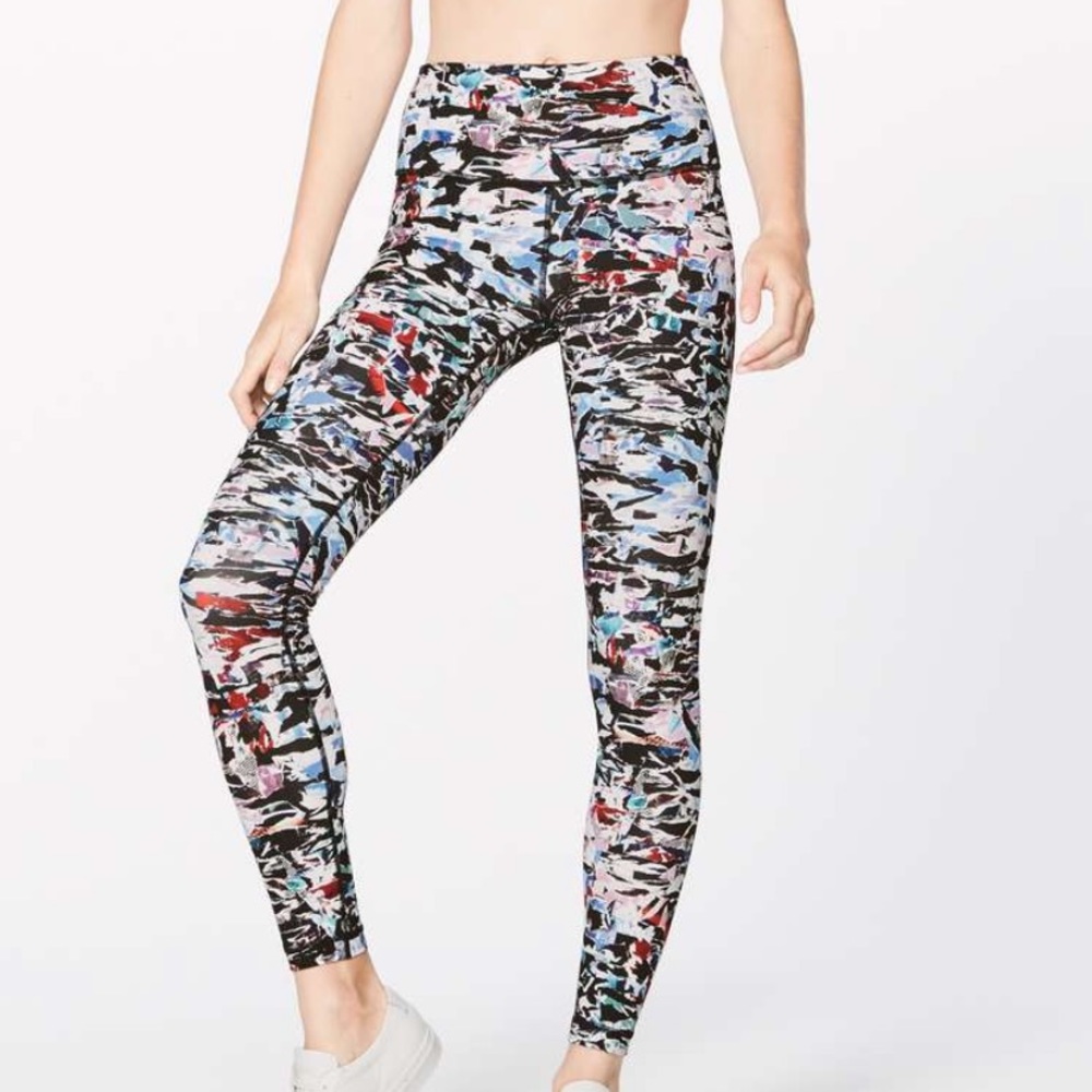lululemon athletica Multicolor Patterned Leggings